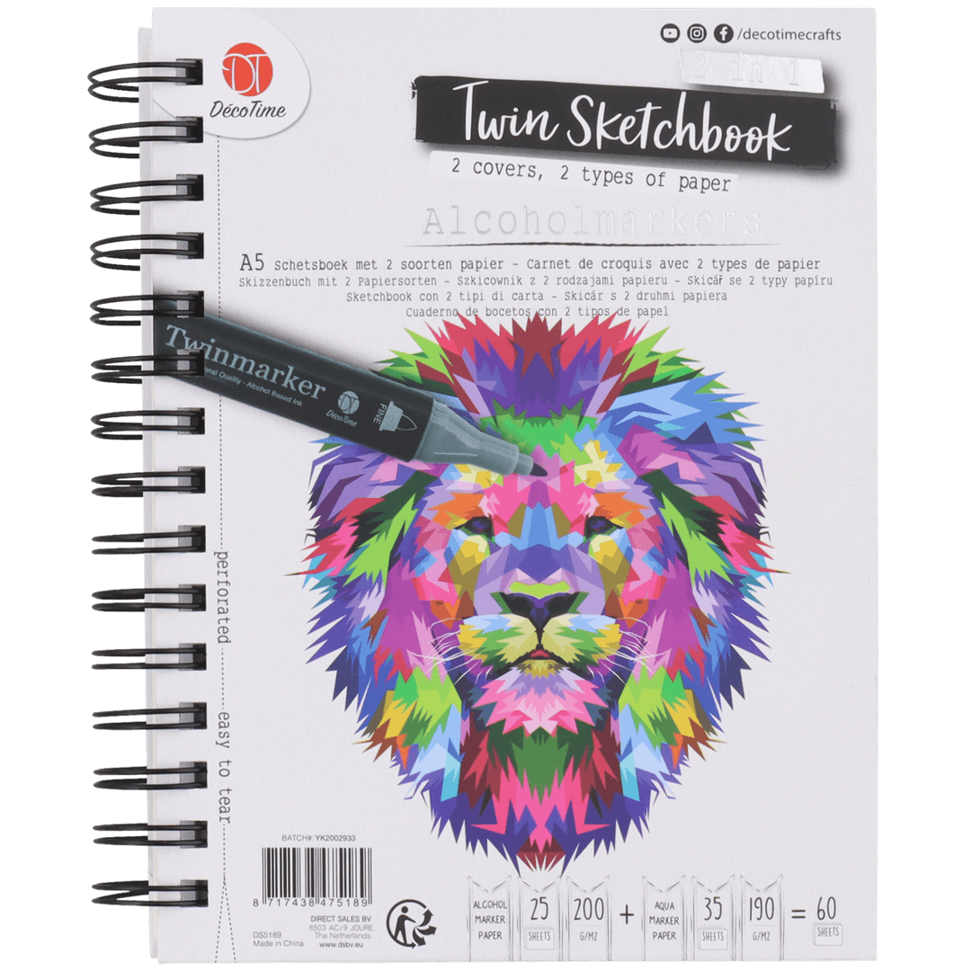 DécoTime twin sketchbook