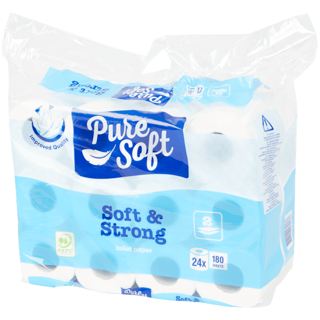 Papier toilette humide Pure Soft Sensitive Bio-flush
