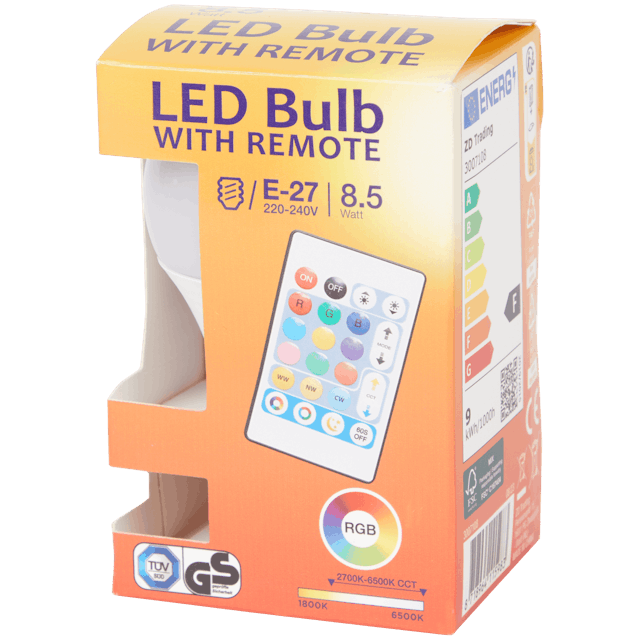 Lampe LED multicolore 8.5 watts 806 lm
