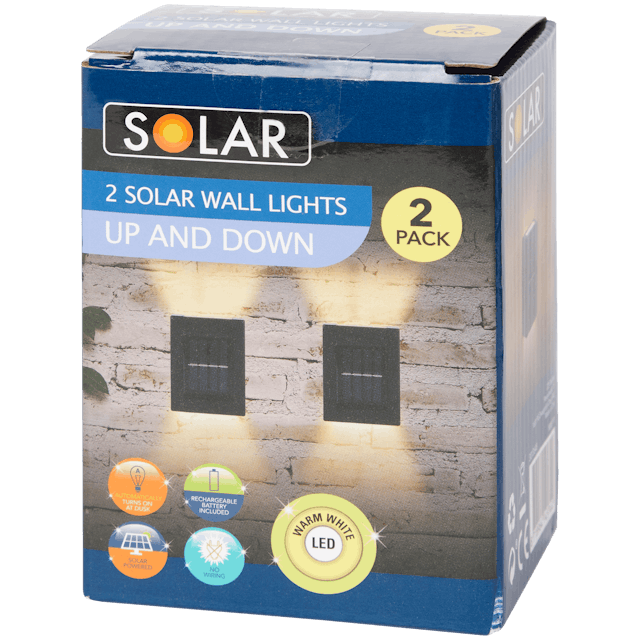 SolarCentre Applique murale d'extérieur à énergie solaire Chester Up and  Down (multicolore) : : Luminaires et Éclairage