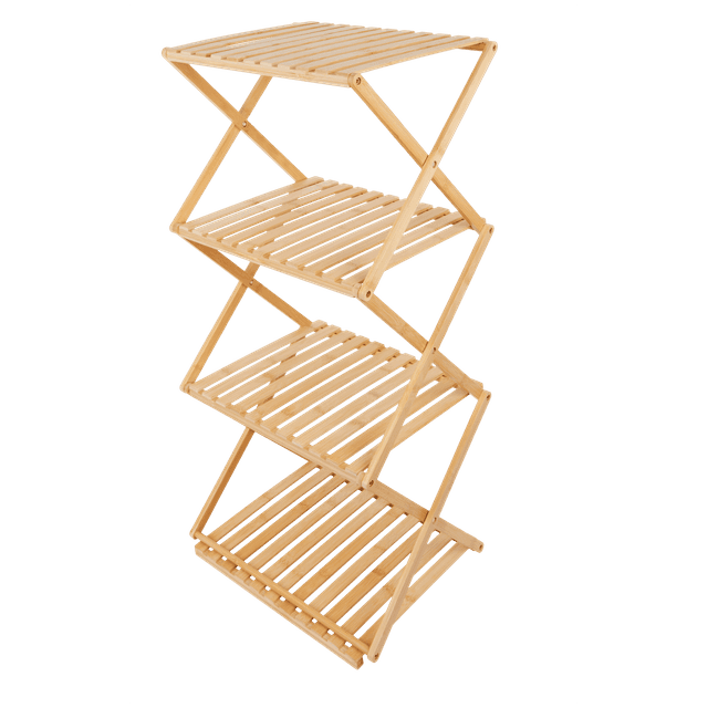 Étagère 2 Niveaux En Bambou 5Five Lab'n Modul - Dimensions 70x33.5 Cm - Rangement Bas Salon Ou Salle De Bain