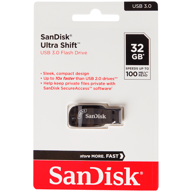 Clé USB SANDISK Clé USB 3.0 Ultra Fit 128Go Pas Cher 