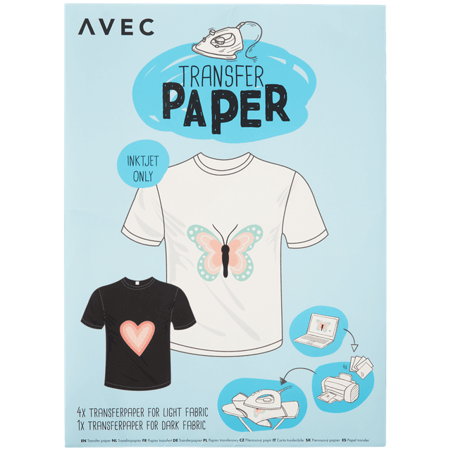 Avec transferpapier Action