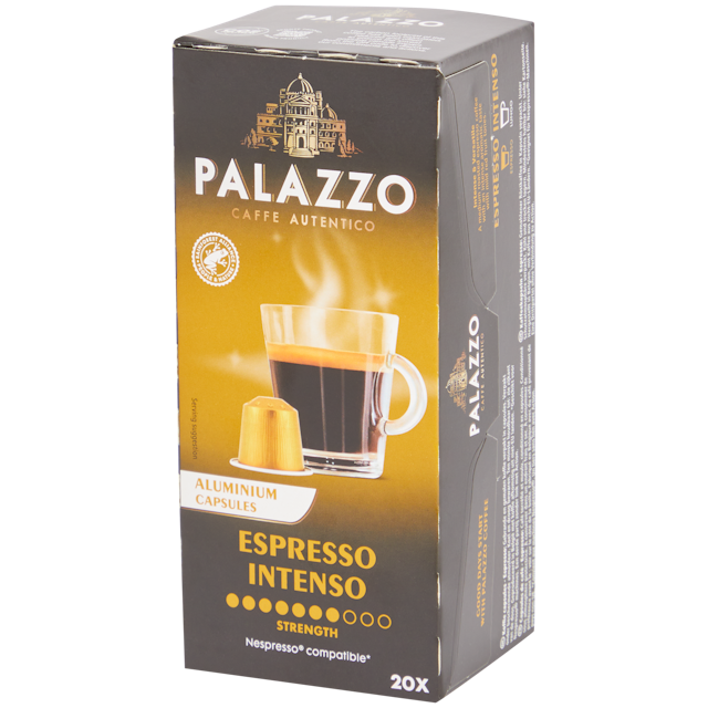 Capsules de café Palazzo Espresso Intenso 20 pièces
