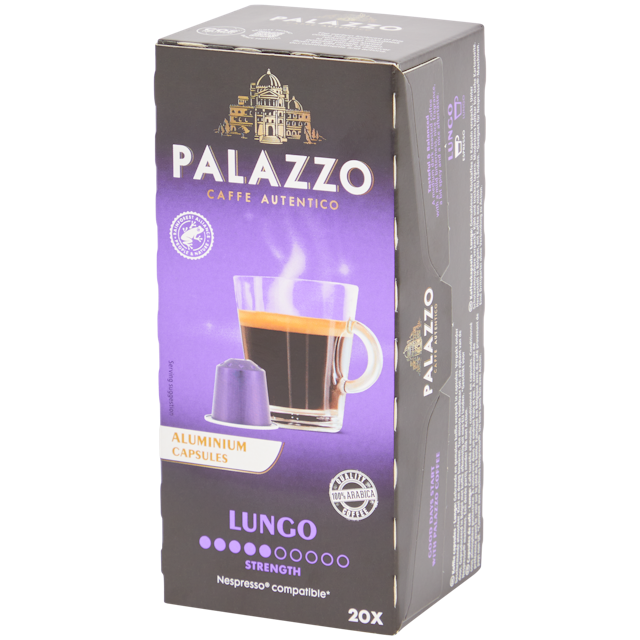 Capsules de café Palazzo Lungo 20 pièces