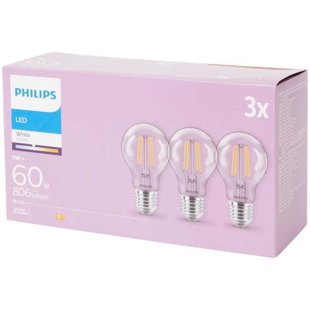 Schrijfmachine Wind dienen Philips filament-lampen | Action.com