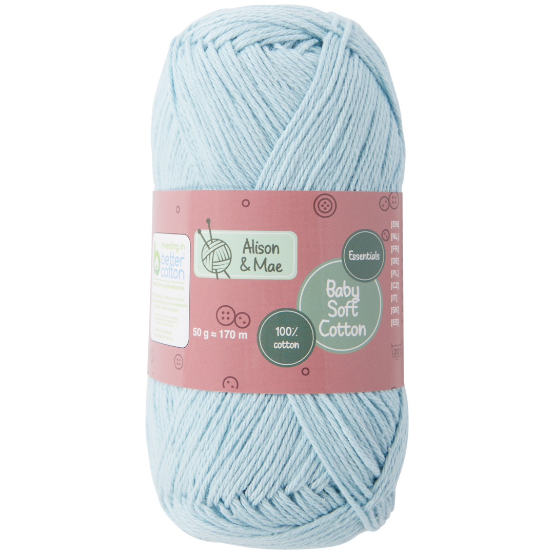 Alison & Mae Essentials Strickgarn Baby Soft Cotton