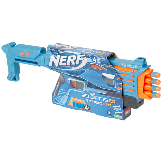 Blaster Nerf Elite 2.0 Tetrad QS-4
