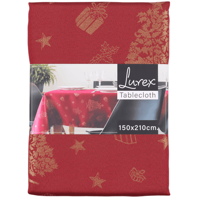 Lurex Tischdecke