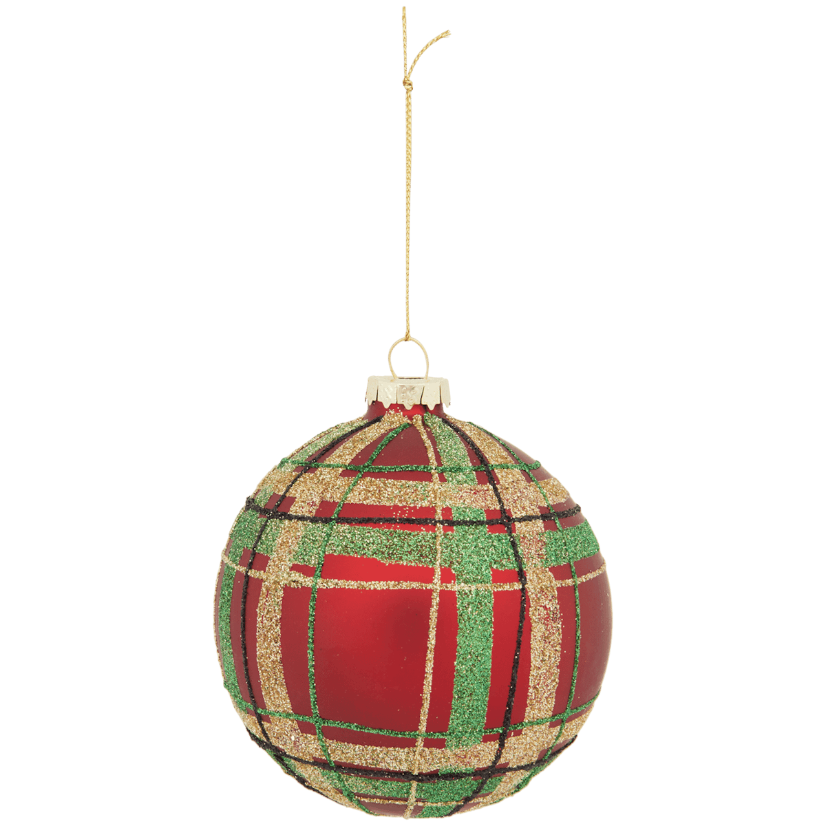 Kerstbal met structuur