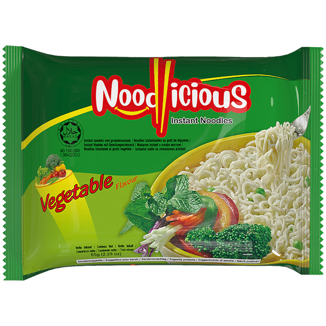 Noodlicious Instant-Nudeln Gemüse