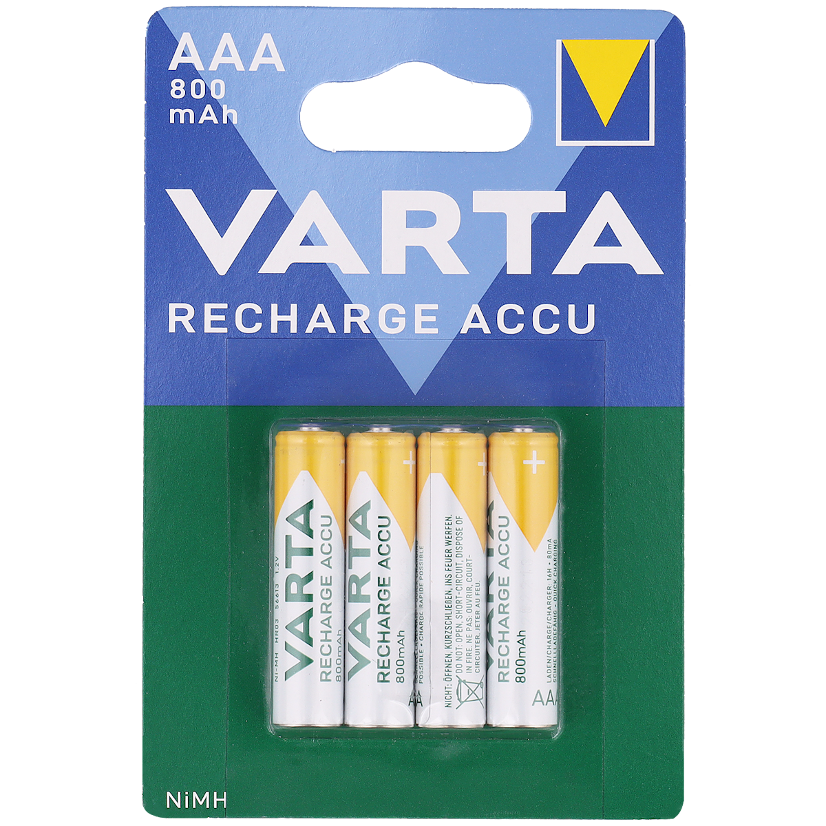 Varta batterijen oplaadbaar AAA