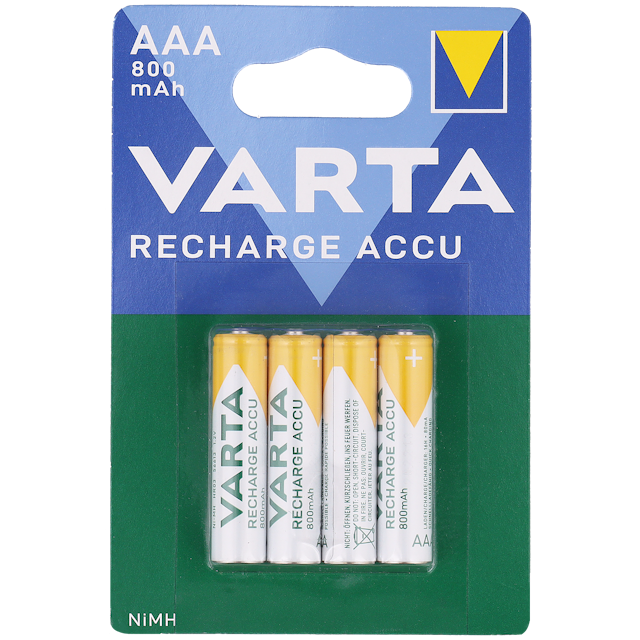 Varta oplaadbare batterijen AAA