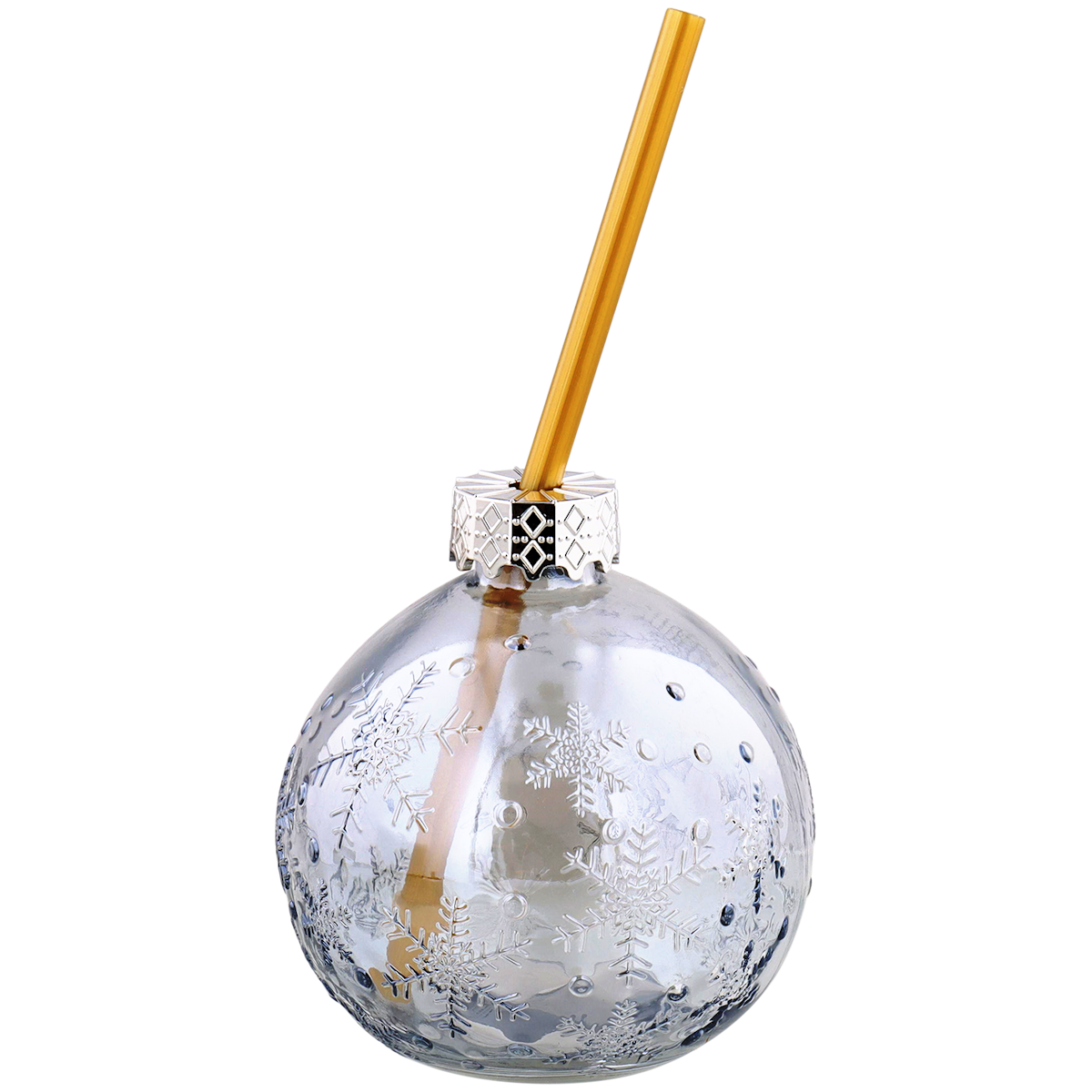 Kerstbal-drinkglas