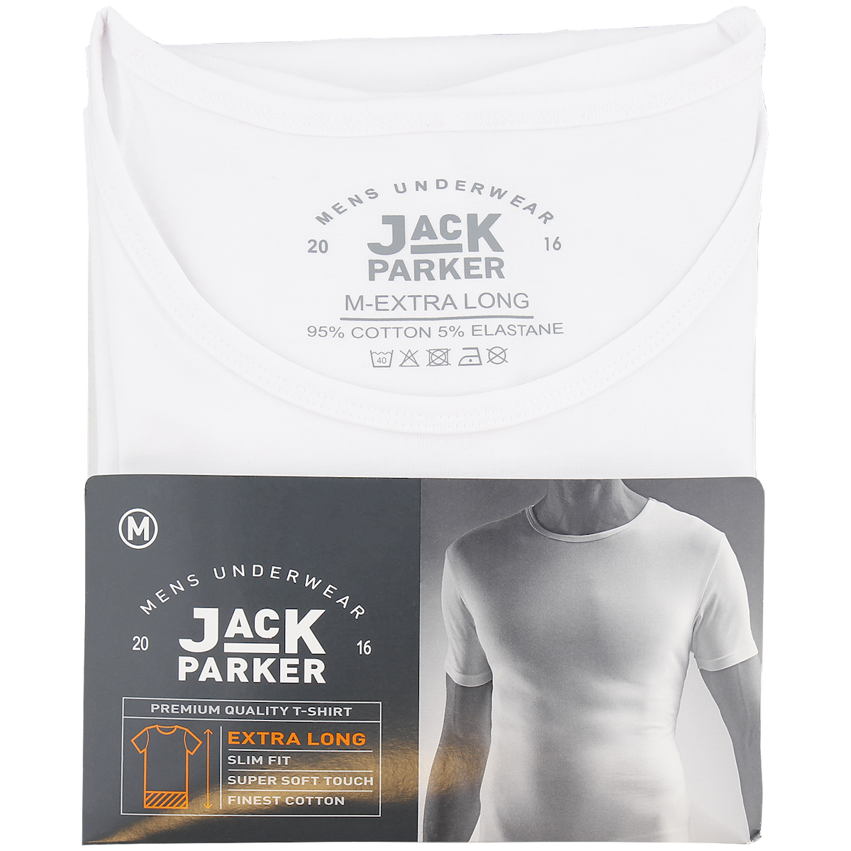T-shirt extra lunga Jack Parker