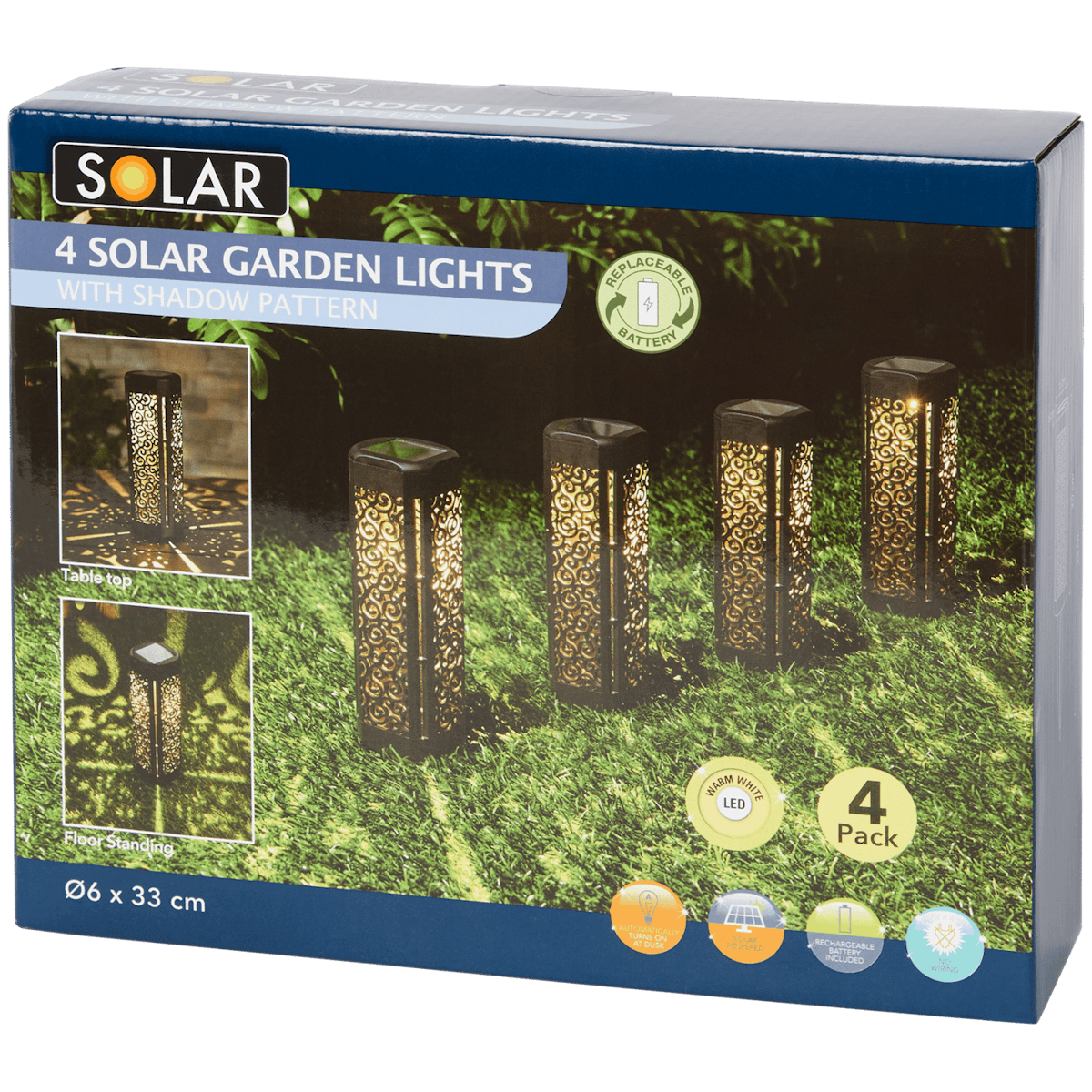 Solar tuinverlichting op zonne-energie