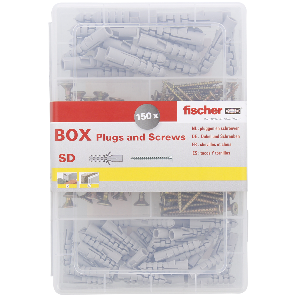 Caja de tacos y tornillos Fischer