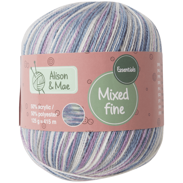 Fil à crocheter Alison & Mae Mixed Fine