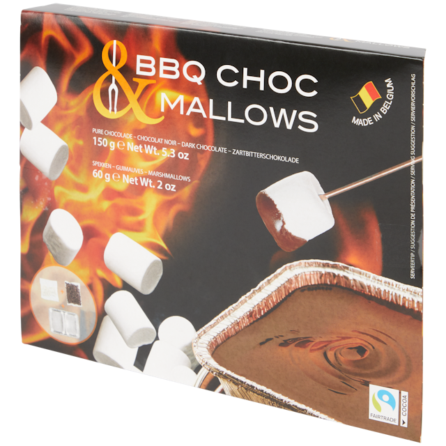 BBQ čokoláda a marshmallows
