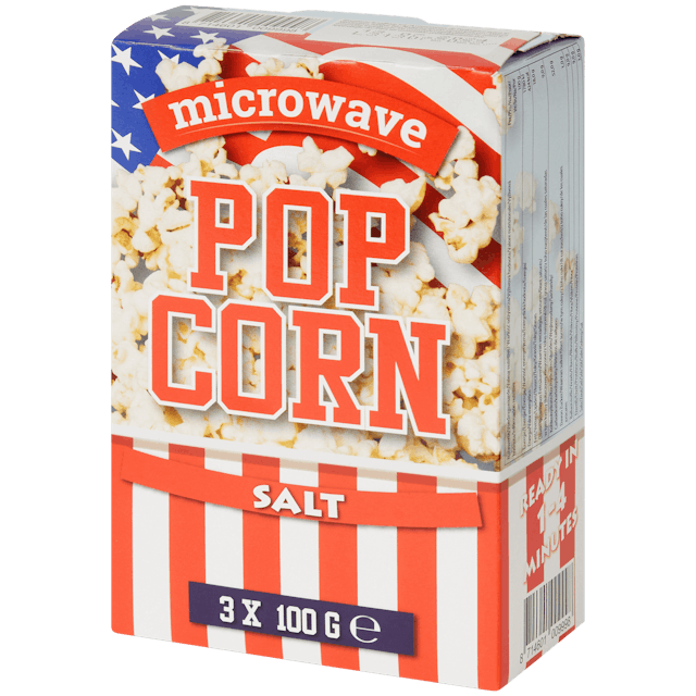 Salziges Popcorn für die Mikrowelle
