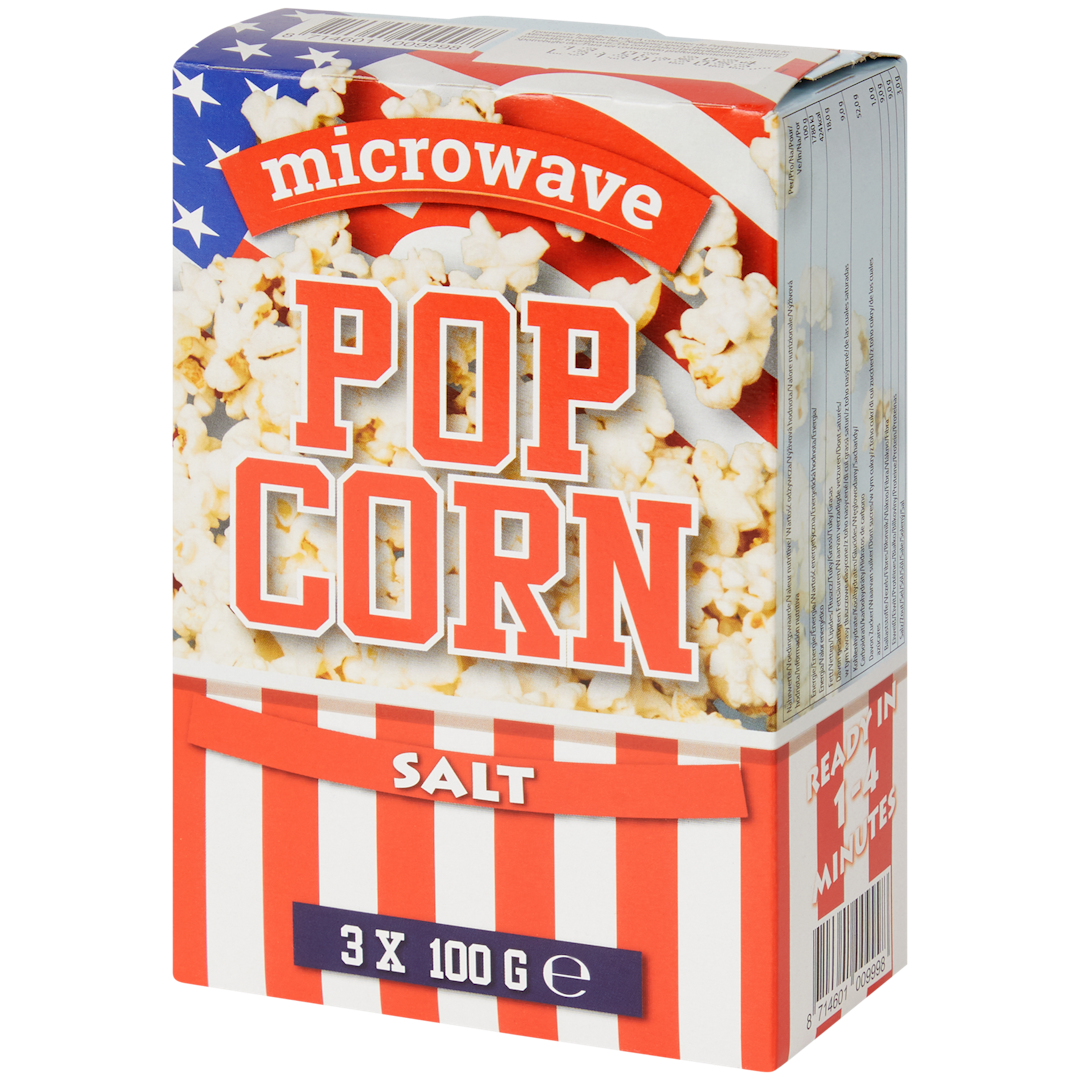 Popcorn salé pour micro-onde