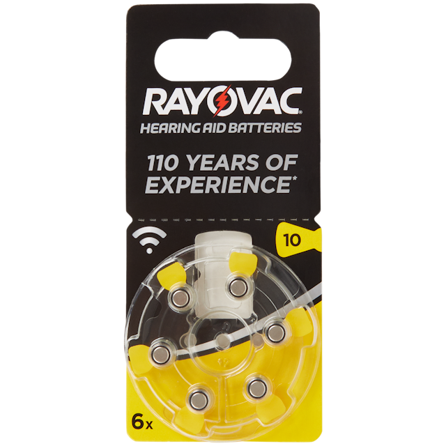 Baterie do aparatu słuchowego Rayovac A10
