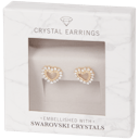 Boucles d'oreilles avec cristaux Swarovski