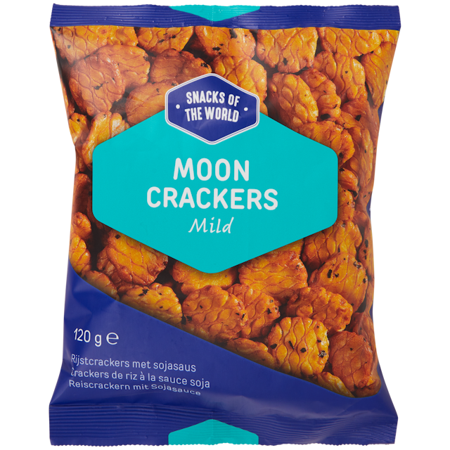 Crackers de riz à la sauce soja Snacks of the World Moon Crackers Mild