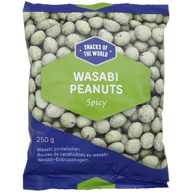 Snacks of the World Wasabi Pinda's Spicy