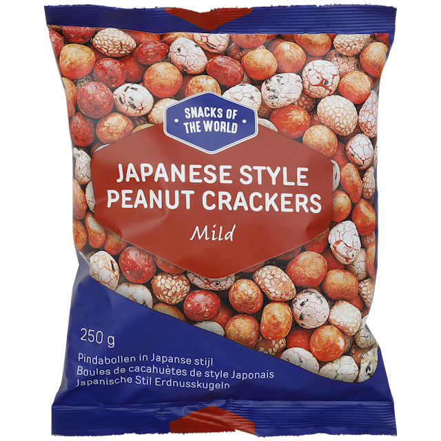 Snacks of the World pindabollen in Japanse stijl Mild