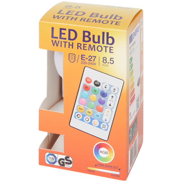 Vícebarevná LED žárovka