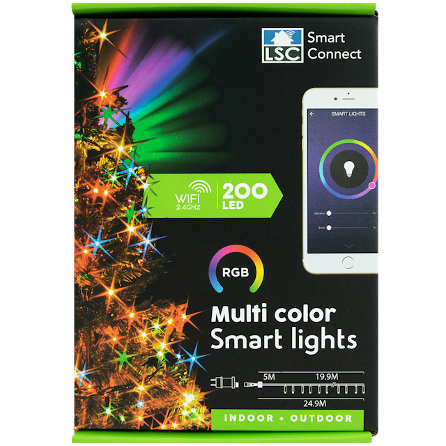 Guirlande de Noël multicolore intelligente LSC Smart Connect
