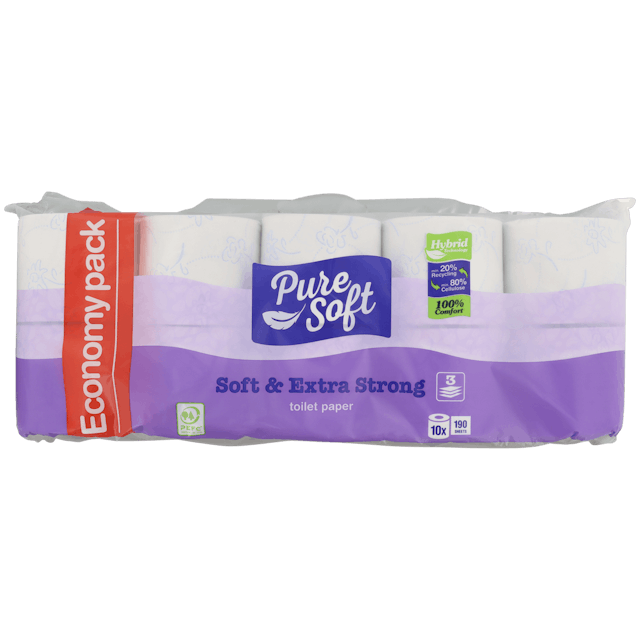 Papier toilette Pure Soft Doux & Ultra résistant
