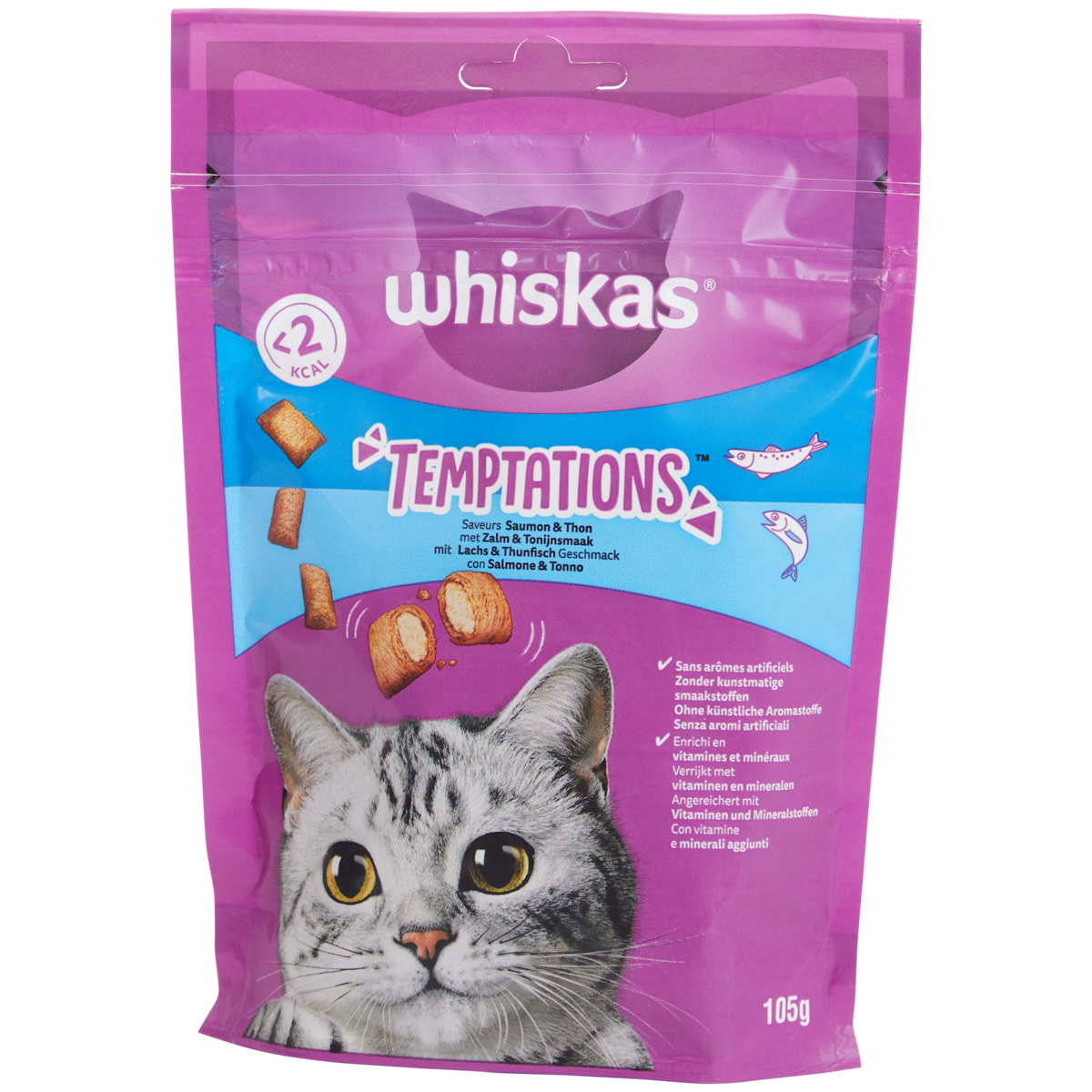 Croccantini snack per gatti Temptations Whiskas