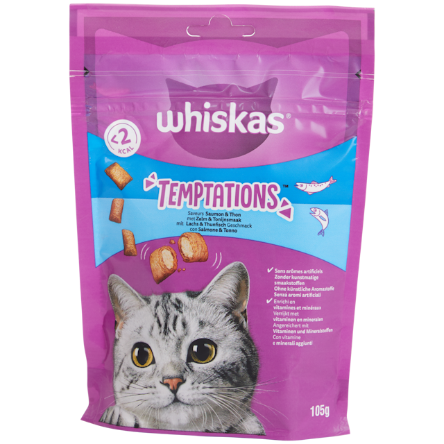 Golosinas para gatos Temptations Whiskas