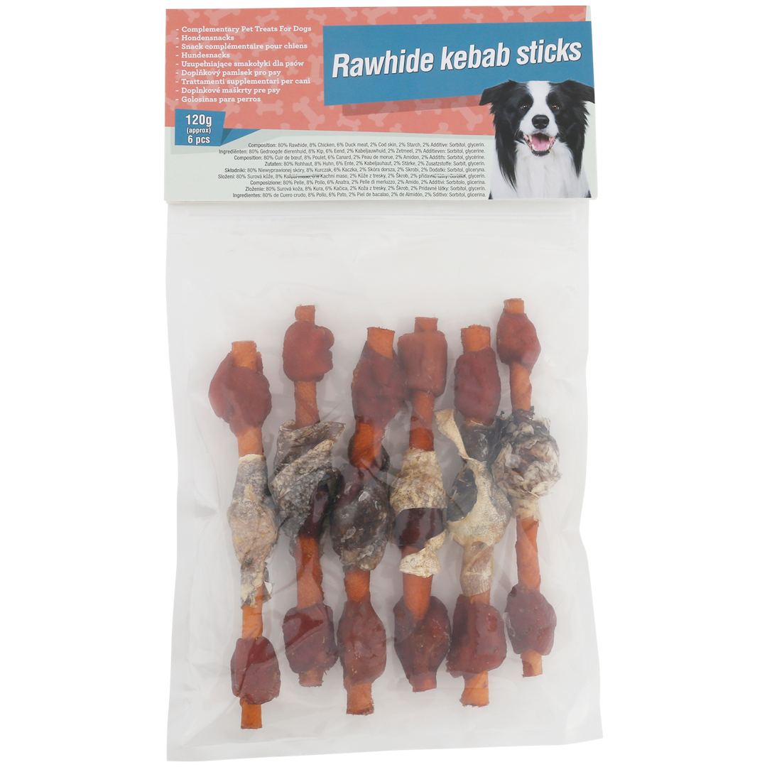 Galletas para perro Masticable de cuero + piel de pescado