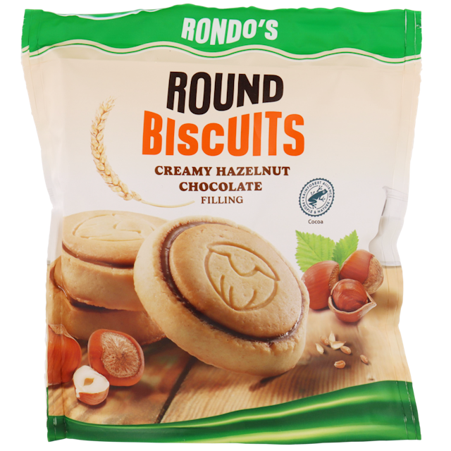 Lískovooříškové sušenky Rondo's