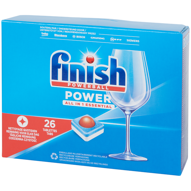 Tablety do umývačky riadu All-in-1 Finish Powerball Power