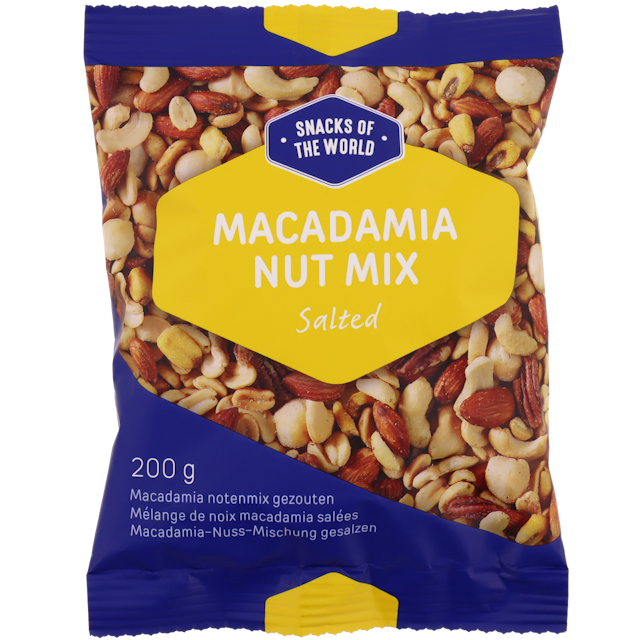 Mezcla de nueces de macadamia Snacks of the World