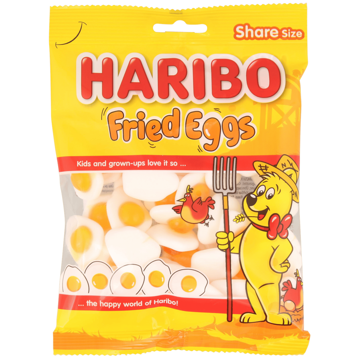 Huevos fritos Haribo