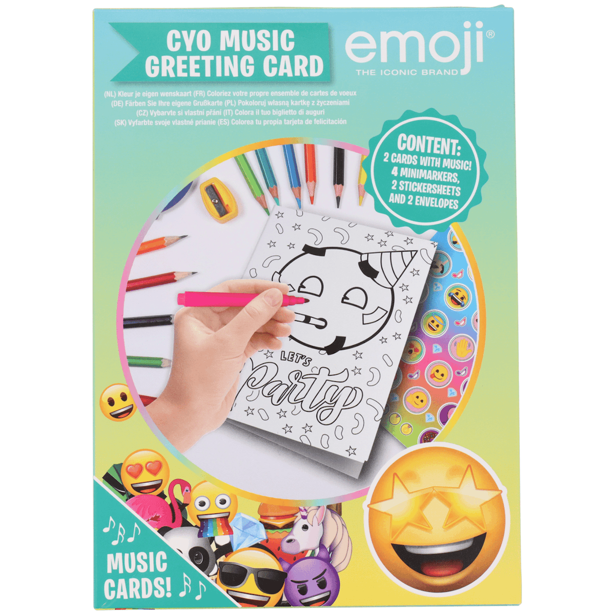 Création de cartes musicales Emoji