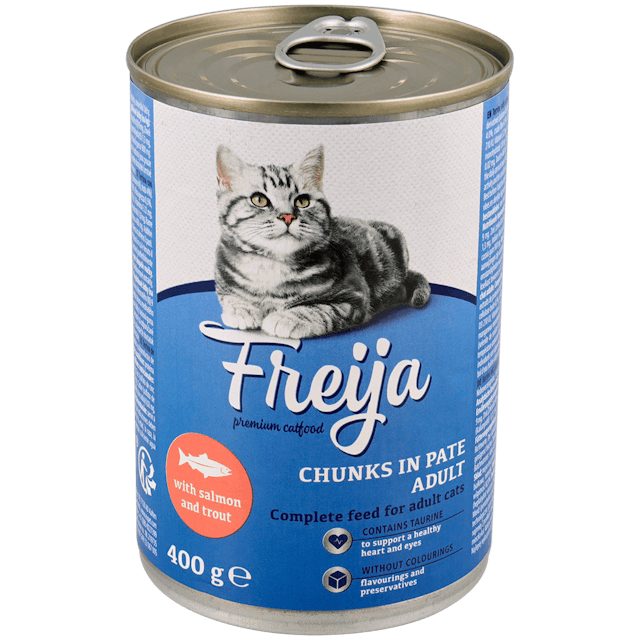 Nourriture pour chats en boîte Freija