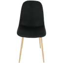 Chaise avec pieds métalliques
