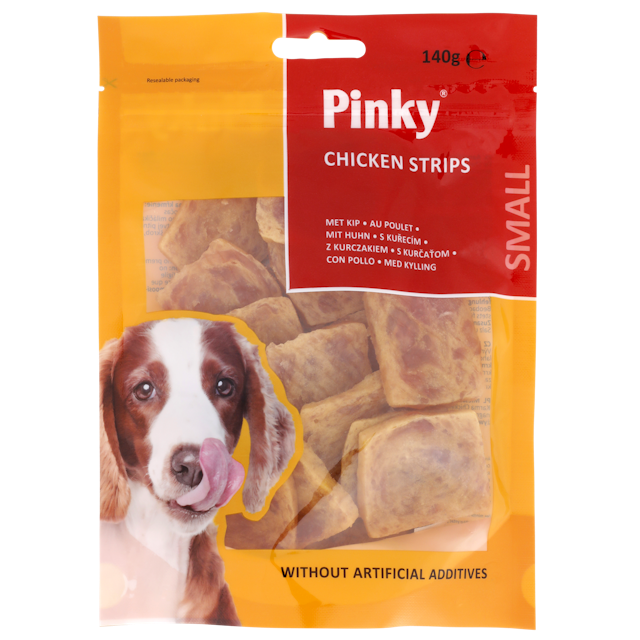 Aperitivos para perros Pinky Chicken Strips