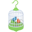Oiseaux gazouillant dans une cage Toi-Toys