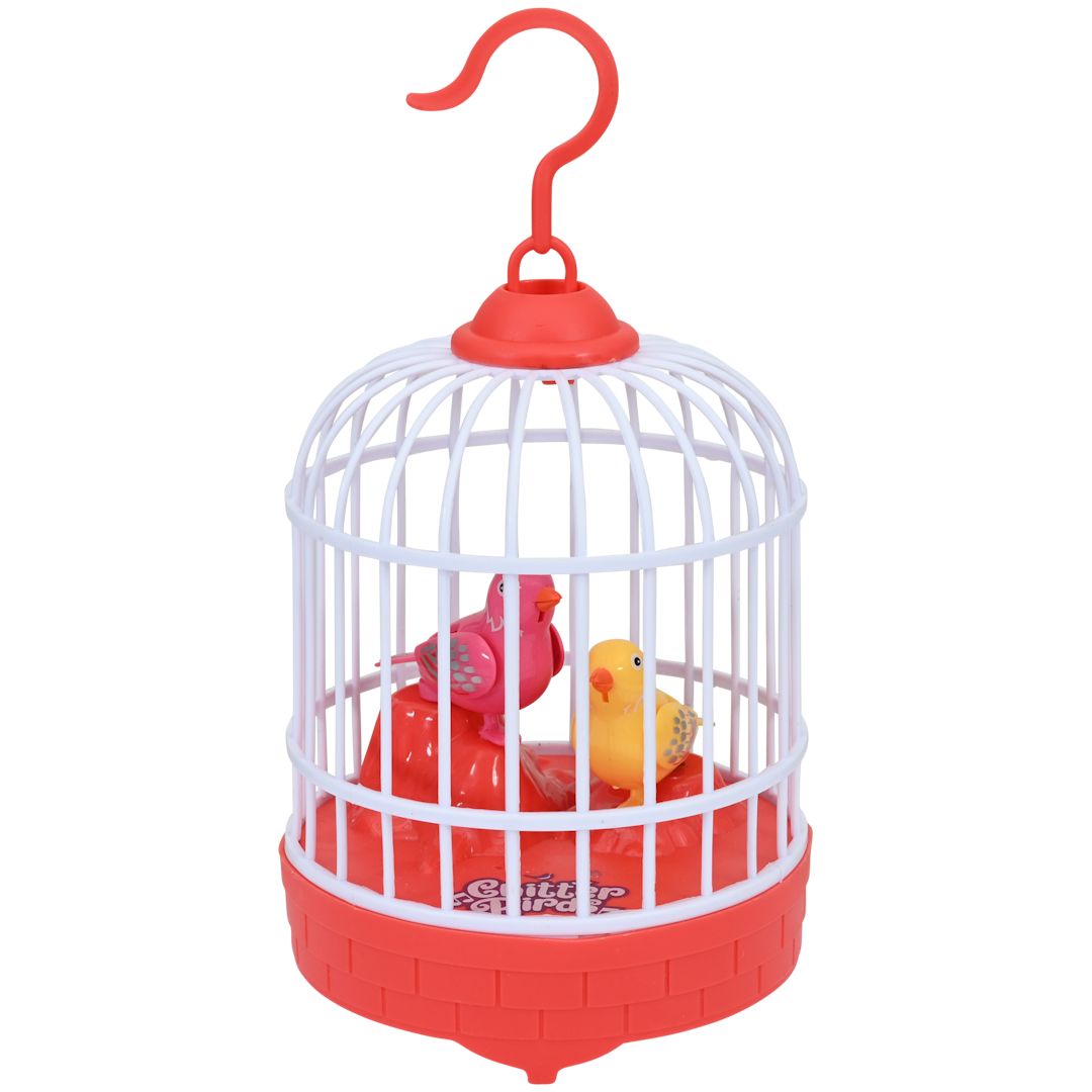 Toi-Toys Zwitschernde Vögel im Käfig