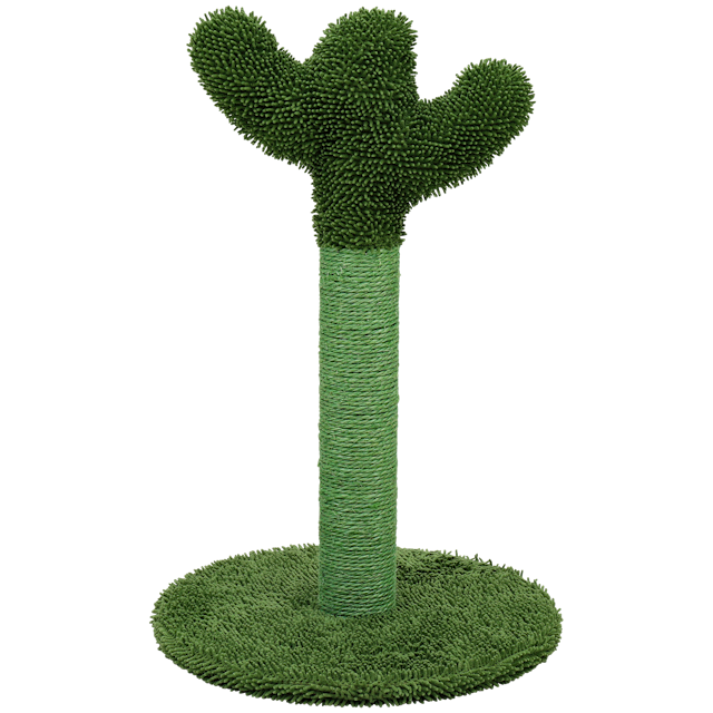 Palo para rascar en forma de cactus