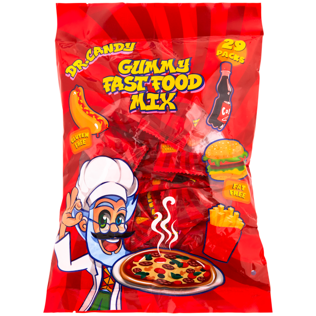 Golosinas Gummy Zone fast food mix