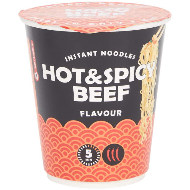 Instant-Nudeln Hot & Spicy