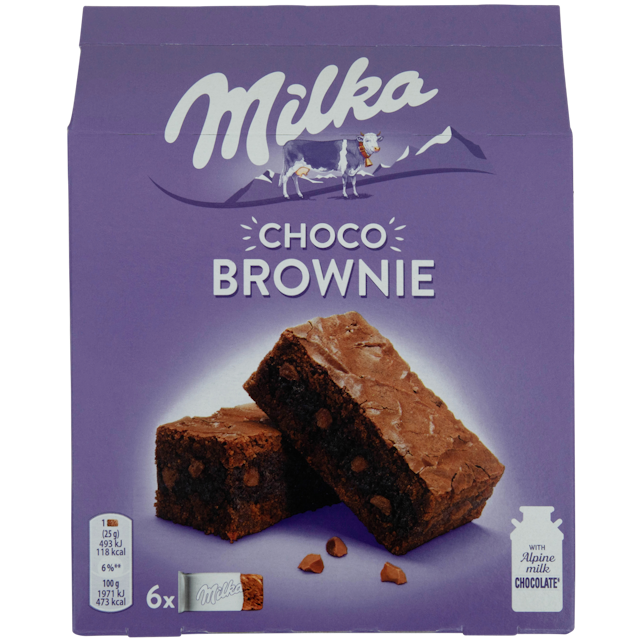 Brownie au chocolat Milka